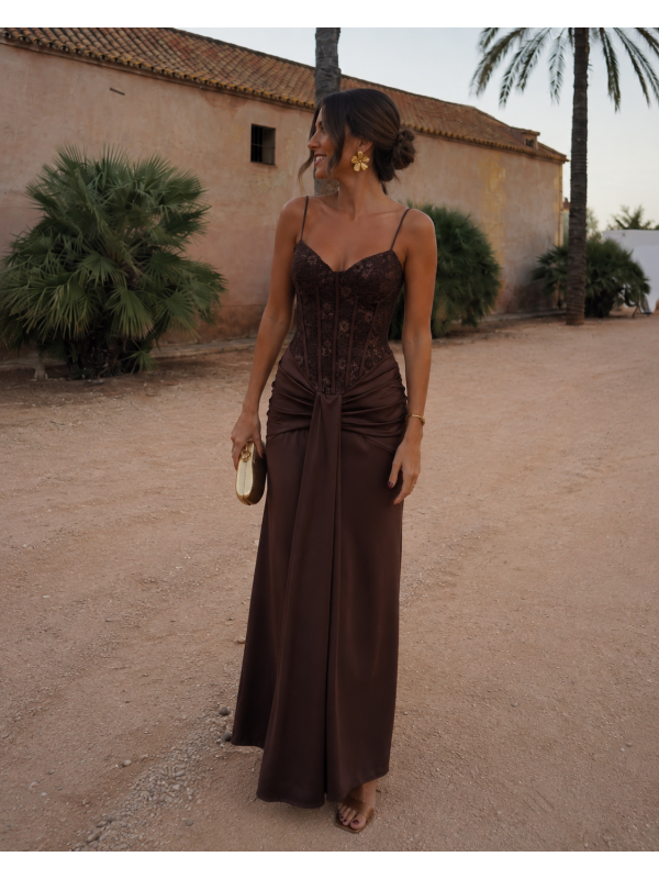 Temptation Brown Dress