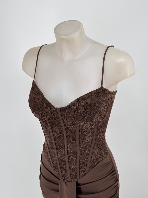 Vestido Tentación Marrón