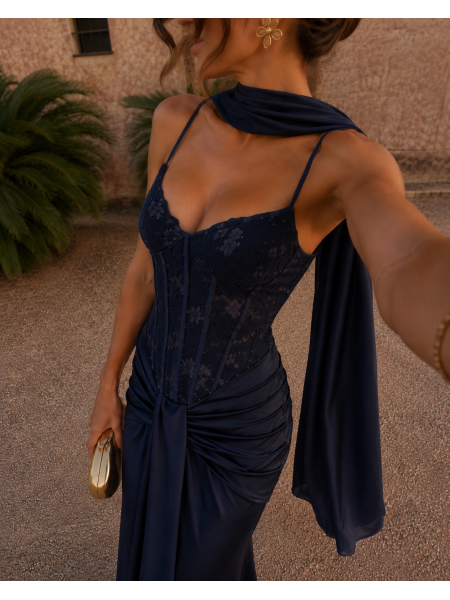 Robe bleu marine Tentation