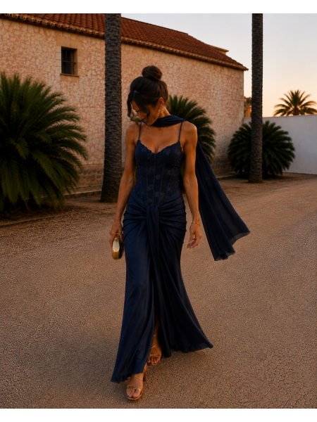 Vestido Tentação Azul Marinho 2
