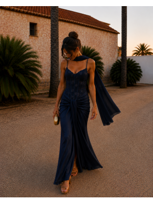 Vestido Tentação Azul Marinho