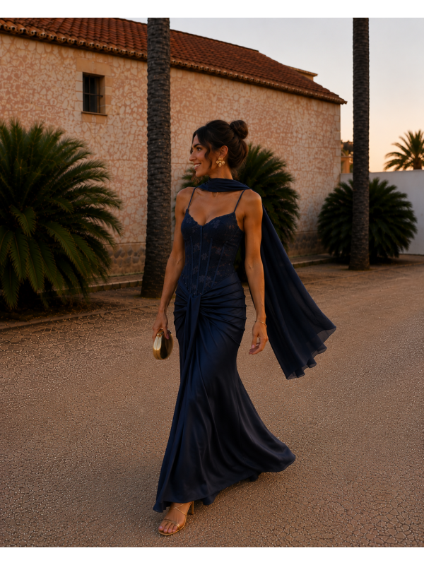 Abito Temptation blu navy
