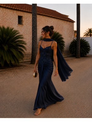 Vestido Tentação Azul Marinho