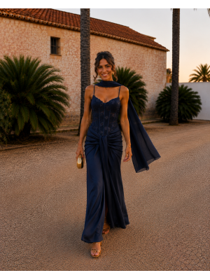 Vestido Tentação Azul Marinho