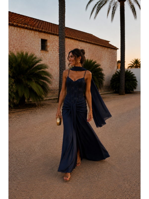 Vestido Tentação Azul Marinho