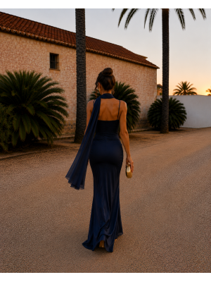 Vestido Tentação Azul Marinho