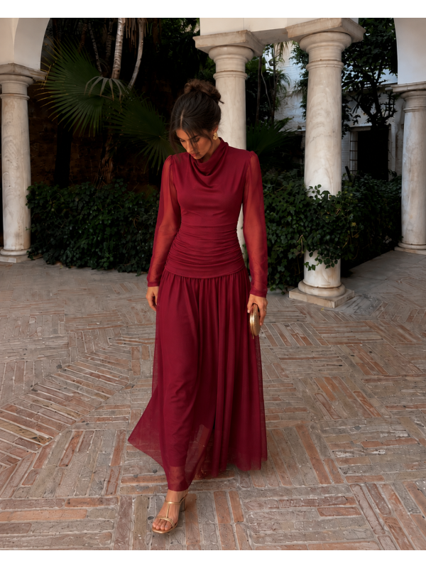 Wine Moon Dress