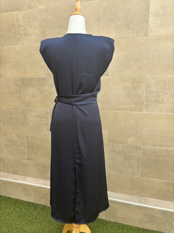 Vestido azul marinho Arcano