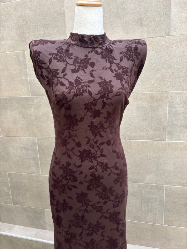 Vestido Viola marrom