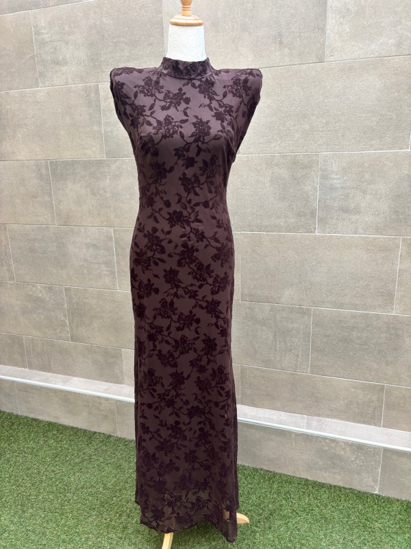 Vestido Viola marrom