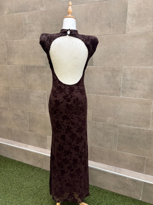 Vestido Viola marrom