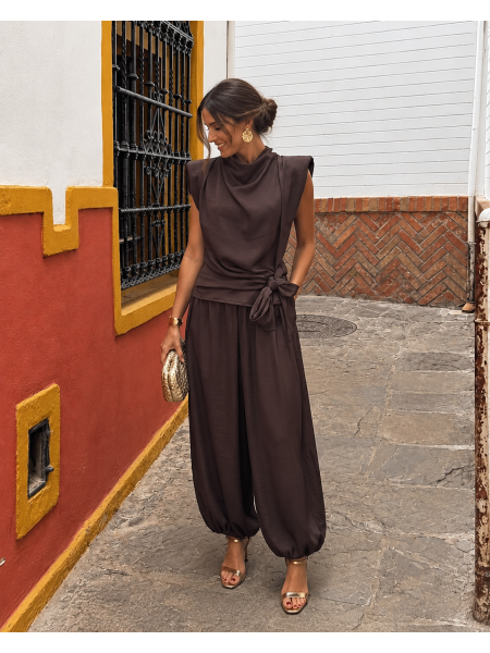 Ensemble de calliope marron