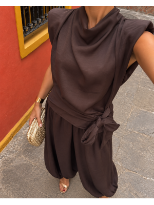 Set di calliope marrone