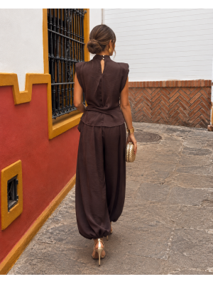 Set di calliope marrone