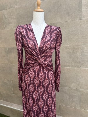 Vestido Zuquete Vino