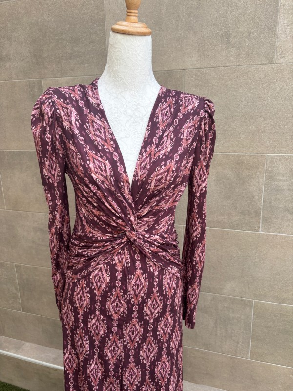 Vestido Zuquete Vino