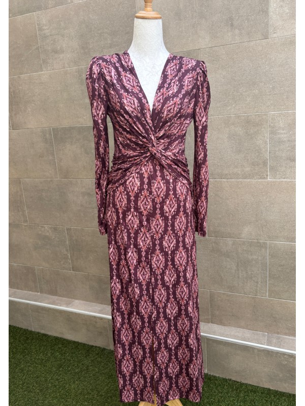 Vestido Zuquete Vino