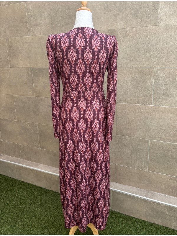 Vestido Zuquete Vino