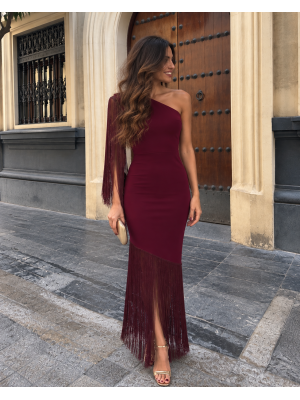 Vestido Puruñuela Granate
