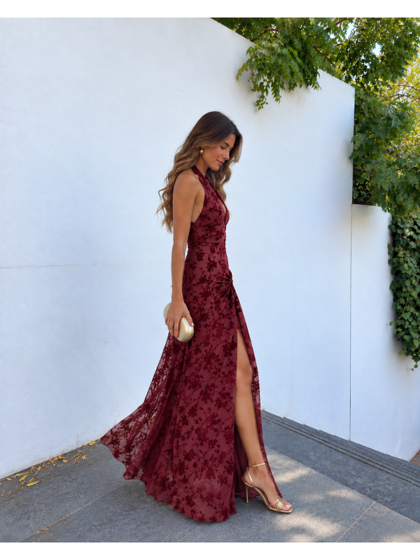 Vestido Calafate Vino
