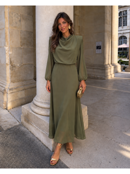 Vestido Maruja Verde Oliva 2