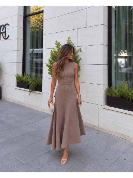 Vestido Chapinas Taupe 2