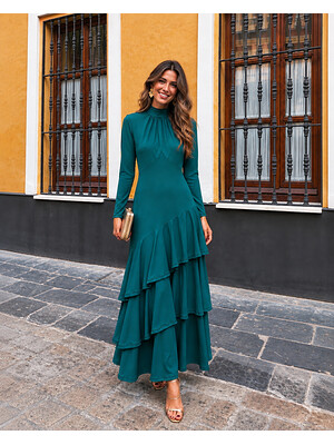 Vestido Olarieta Petróleo
