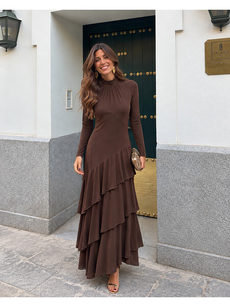 Robe Olarieta marron 2