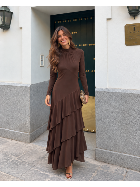 Vestido Olarieta Marrón 2