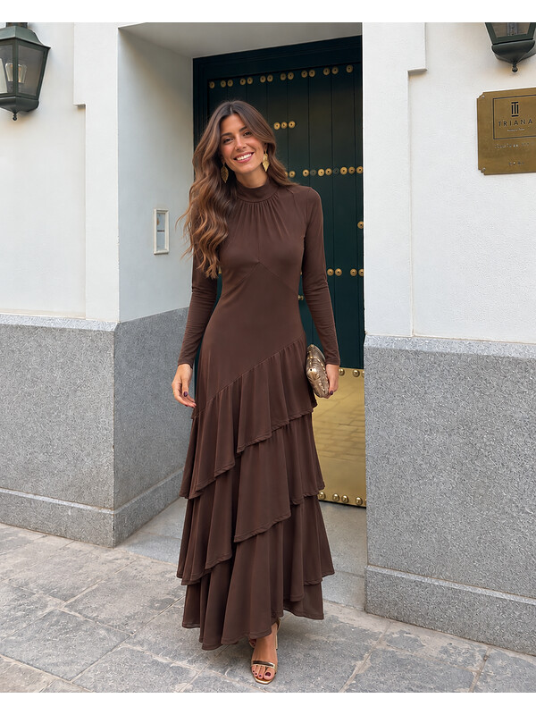 Vestido Olarieta Marrón