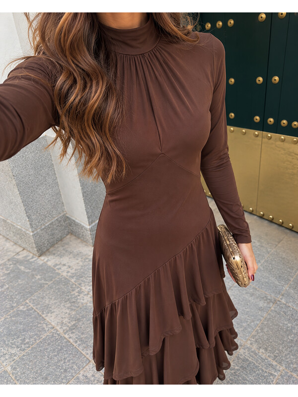 Vestido Olarieta Marrón