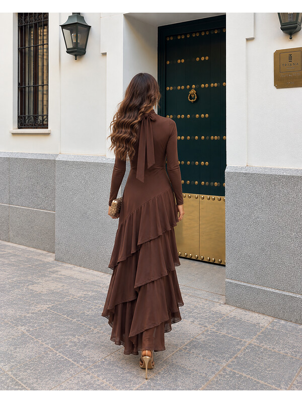 Vestido Olarieta Marrón