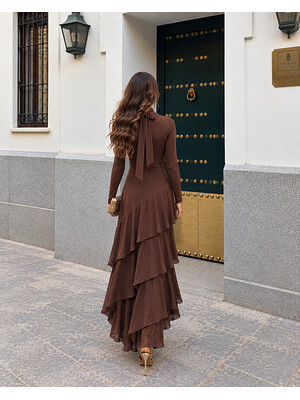 Vestido Olarieta Marrón