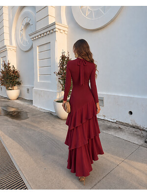 Vestido Olarieta Granate
