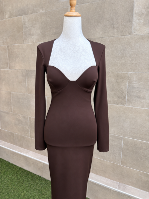 Vestido Samara Marrón