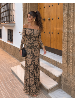 Vestido Alelíes Verde