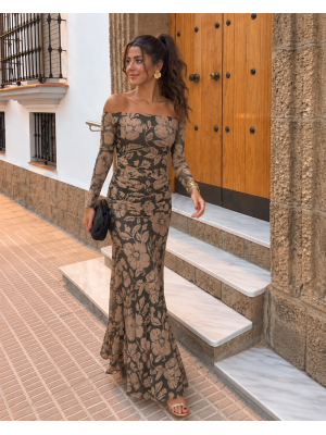 Vestido Alelíes Verde