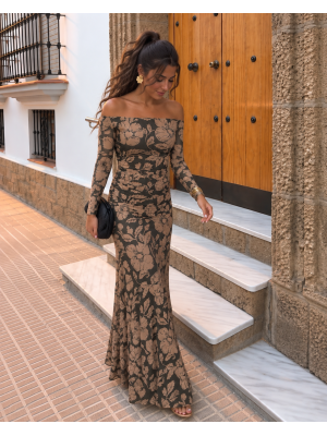 Vestido Alelíes Verde