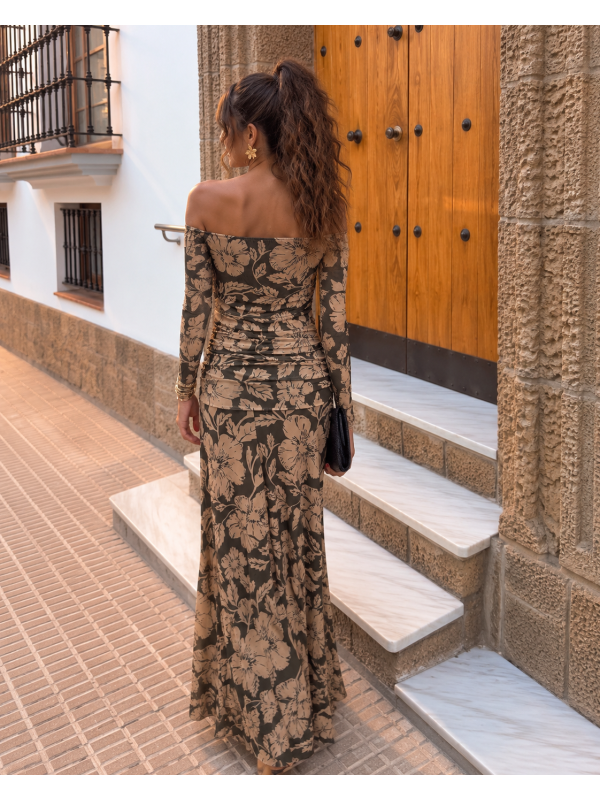 Vestido Alelíes Verde