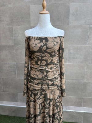 Vestido Alelíes Verde