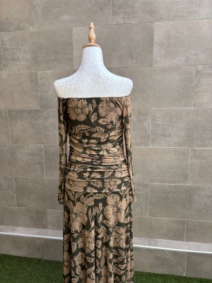 Vestido Alelíes Verde