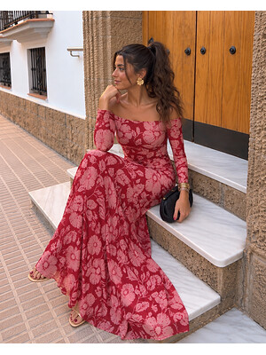 Reddish Wallflower Dress