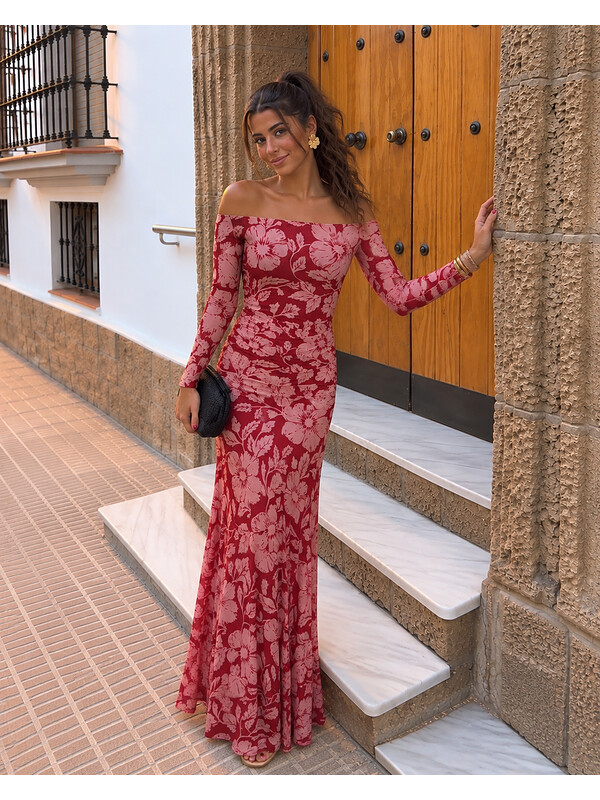 Reddish Wallflower Dress
