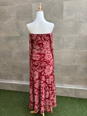 Vestido Alelíes Rojizo