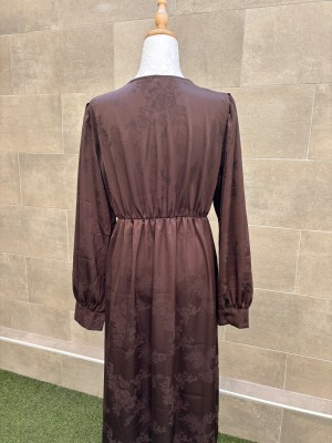 Vestido Benedita Marrón