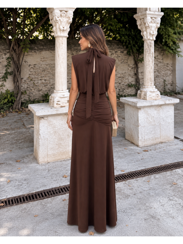 Vestido Anaisha Marrón