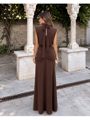 Vestido Anaisha Marrón