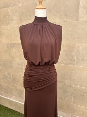 Vestido Anaisha Marrón