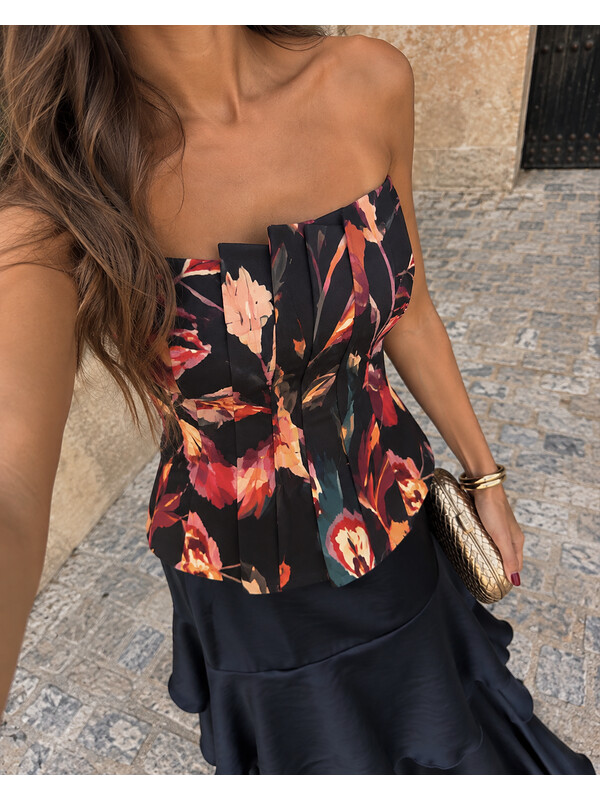 Conjunto Zandrima Azul/Negro