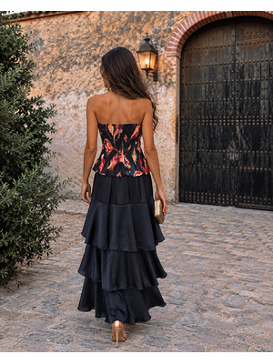 Conjunto Zandrima Azul/Negro
